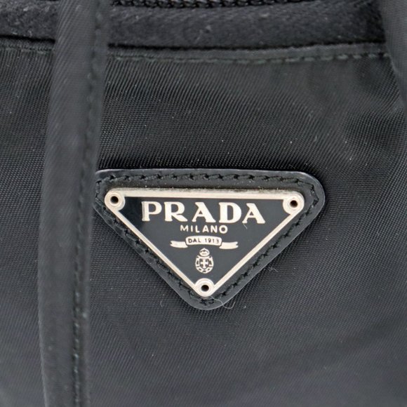 Vintage Prada Mini Backpack Nylon Black - Picture 3 of 13